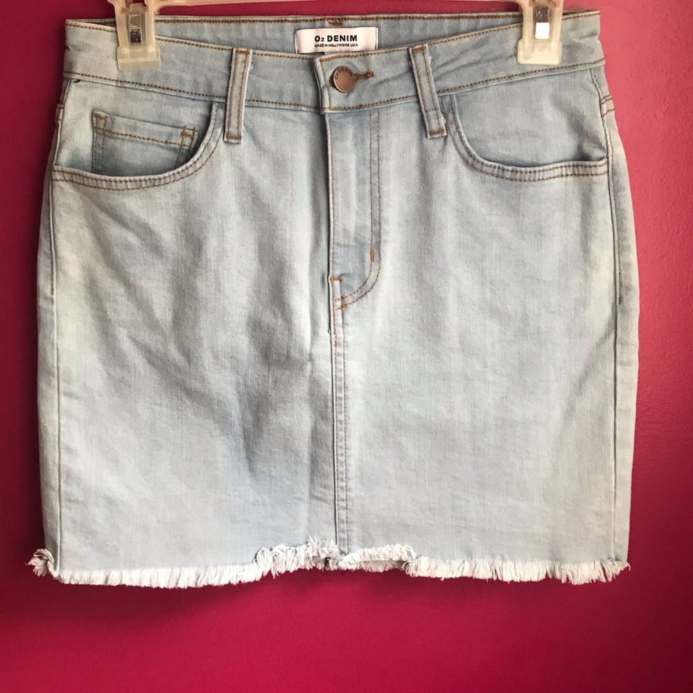 Denim Mini Skirt